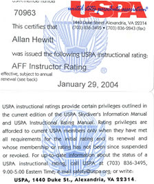 AFF Rating